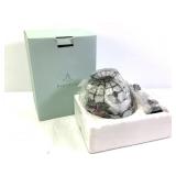 Poinsettia Tiffany Style Stained Gl Tealight Lamp