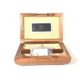 MCM Solid Teak Jewelry Box By London Leather