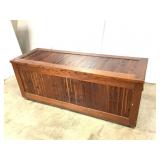 Huge Coffin Sized Cedar Chest w Metal Handles