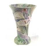 Weller Pottery Silvertone Calla Lily Vase