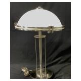 24" Modern Stainless Table Lamp