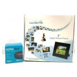 Amazon Echo Dot Luxentia 8" Digital Picture Frame