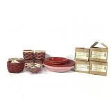 Longaberger Mini. Baskets, Baking Dishes & Toppers