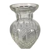 Lg Cut Crystal Vase