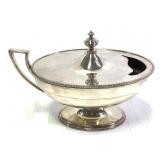5"H x 5"D x 8"W Vintage Silverplate Tureen