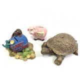Novelty Plastic Coin Banks w Planet Hollywood +