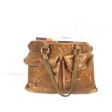 Leather Tote Full of Maps National Geographic Publ
