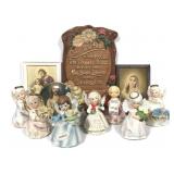 Birthday Months Bisque Porcelain Angels Lefton +