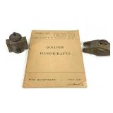 2 Cast Iron Banks & WW 2 War Department Tech Manua