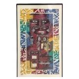 Batik Bali Artwork Reproduction Print Framed