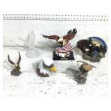Eagle Themed Glass & Ceramic Items.