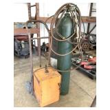 Airco Stinger III Welder Oxygen Tank w/Gauges