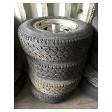 215/75R16 Timberline A/T Tires - 5 Lug Alum. Rims