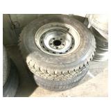 2  -15" Steel Rims & A/T Tires