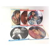 5 LPs Elvic Pic Discs