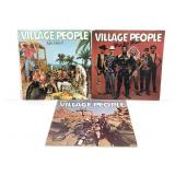 3 LPs Village People Disco