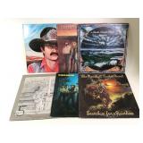 6 LPs Southern Rock Charlie Daniels Tucker