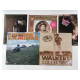 5 LPs Country & Rock Rodney Nelson Walker McCall