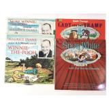 4 LPs Childrens Stories Walt Disney Maurice Evans