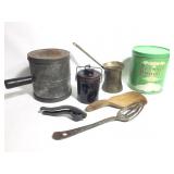 Duplex Flour Sifter Wafer Tin Cezve Coffee Pot +
