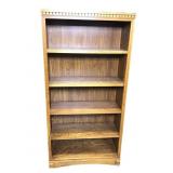 5 Tier Oak Bookshelf