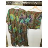 Traditional West African Ankara Boubou w Pants