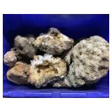 Tote Full of Broken & Whole Geodes