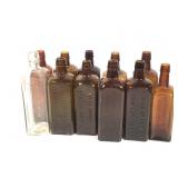 11 Stomach Bitters Amber +Bottles Vermo West India
