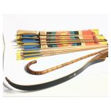 Bear Archery Re-Curve Bow & True Flight Arrows