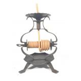 Wrought Iron Beeswax Coil Jack Candle Holder