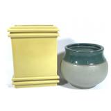 Aonion Urn & Ceramic Rectangular Vase