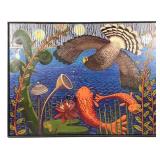 Karen Holtzclaw Hawk Beware 2018 Oil on Canvas