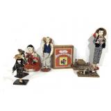 Vtg Asian Dolls & Miniature Scenes