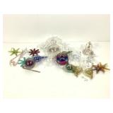 26 Hand Blown Art Glass Christmas Ornaments