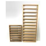 2 Wooden Racks/ Utility Shelves