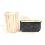 Art Deco Royal Copley Vase Planter & Red Wing Vase