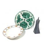 Edwin Knowles Serving Dish Hand-Painted Plate +