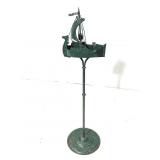 Vtg Sailing Ship Cigar Ashtray Stand