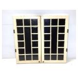 2 Staned Glass 15 Lite Windows 19.5' x 36'