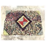 2 Boucherouite Style Vtg Rugs