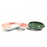 2 Red Wing USA Pottery Bowls 1581 & 1304