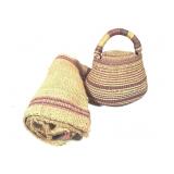 Finely Woven Basket Style Purse & Bag