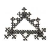 Tramp Art Crown of Thorns Wall Sculpture