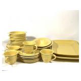 Pacific Pottery Hostessware Yellow 22 Pieces