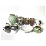 11 Pcs Misc Ceramic & Stoneware Pottery