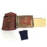 Vtg Dexter Sewing Machine + Trinket Boxes