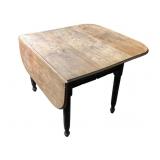 Vintage Oak Drop Leaf Kitchen Table