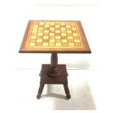Checker Board Top Side Table