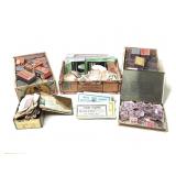 Vtg Stamps & Empty Match Boxes