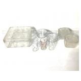 Federal Hazel Atlas Glass Refrigerator Dishes +